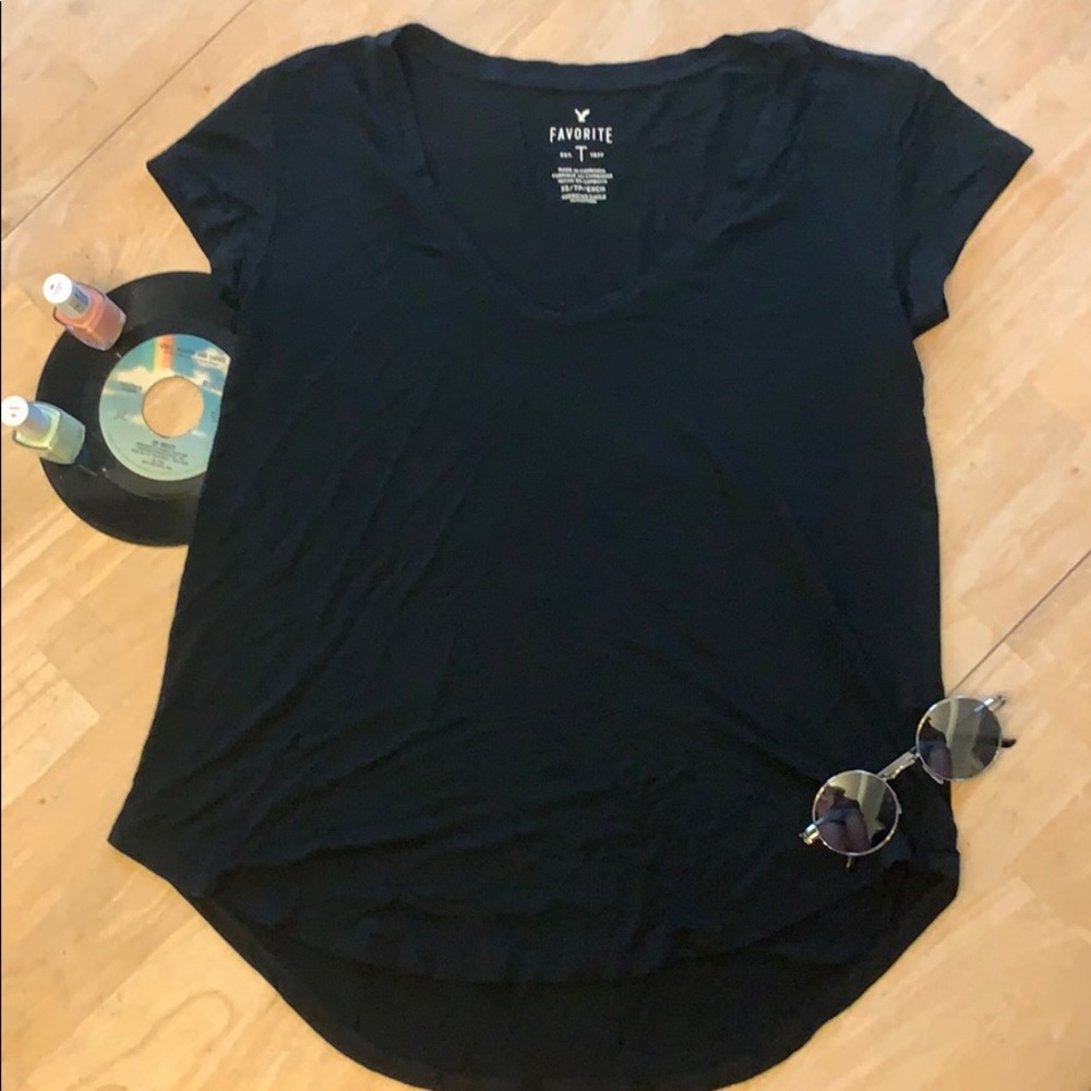 black american eagle top